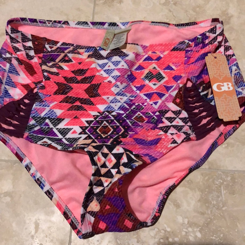 Gianni Bini High waisted Swim Bottoms
